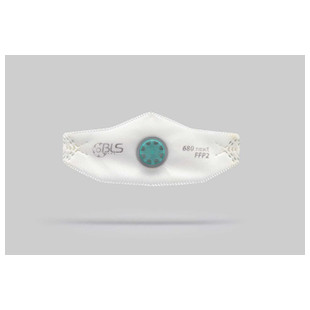 MASQUE FILTRANT PLAT A 3 PANNEAUX BLS 680NEXT FFP2 NR D TM/L