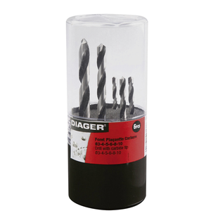 FORET QUEUE CYLINDRIQUE A PLAQUETTE CARBURE