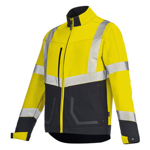 BLOUSON LUX PI JAUNE FLUO NOIR