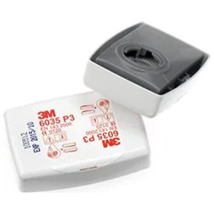 FILTRE ANTI POUSSIERES DANS UN BOITIER 3M™ 6035 P3 (PAQUET DE 20)