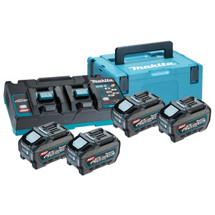 PACK BATTERIES MAX XGT 40V 4X5AH + CHARGEUR DOUBLE DC40RB