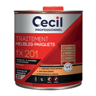 TRAITEMENT MENUISERIES INTERIEURES CECIL TX201 1L