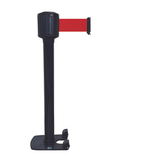 POTEAU NOIR - BOITIER ETANCHE SANGLE BASE LOURDE A ROULETTES