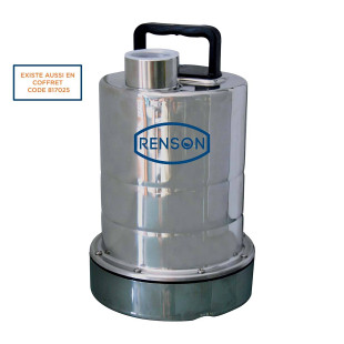 POMPE SERPILLERE 2MM MONO 0,25KW INOX