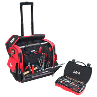 TROLLEY TEXTILE 33 L AVEC 100 OUTILS DE MAINTENANCE