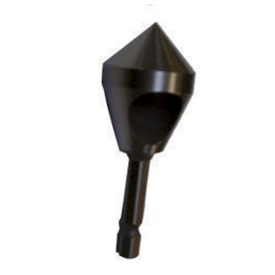 FRAISE A EBAVURER 90° QUEUE CYLINDRIQUE HSS M2