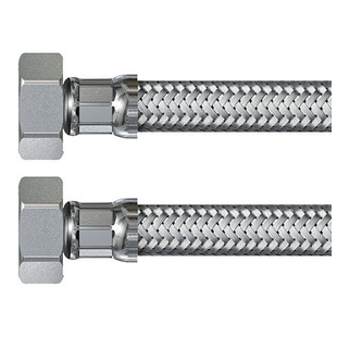 FLEXIBLE SANITAIRE PRESSION TRESSE INOX FF PN 13