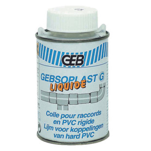 COLLE POUR RACCORDS PVC GEBSOPLAST G LIQUIDE BOITE 500ML AVE