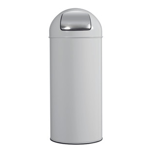 POUBELLE PUSH AVEC COUVERCLE A TRAPPE - 45 L