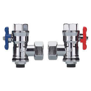 VANNE D ARRET D'EQUERRE F1"F1"  PAR 2