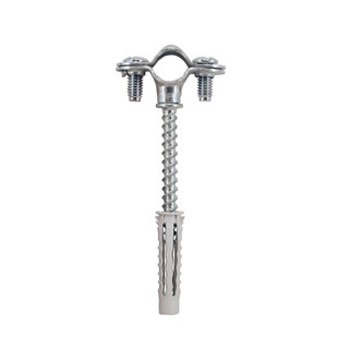 COLLIER EN ACIER POUR TUBE CUIVRE CL-V AVEC VIS ET CHEVILLE NC