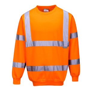 SWEATSHIRT HAUTE VISIBILITE B303 ORANGE