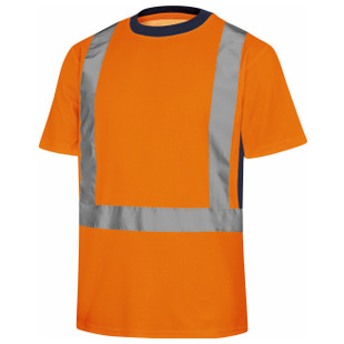 TEE-SHIRT HAUTE VISIBILITE NOVA ORANGE FLUO