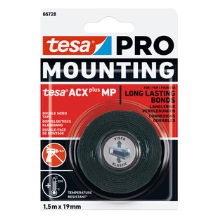 DOUBLE-FACE DE MONTAGE ACX+ 66728 NOIR 5 M X 19 MM