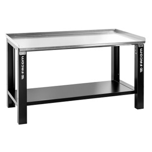 ETABLI D'ATELIER PLATEAU GALVANISE 1,5 M