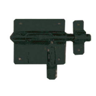 VERROU DE BOX A PORTE CADENAS D14 MM NOIR