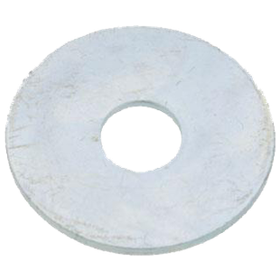 RONDELLE PLATE EXTRA LARGE TYPE "LL" SERIE LL ACIER ZN BLANC