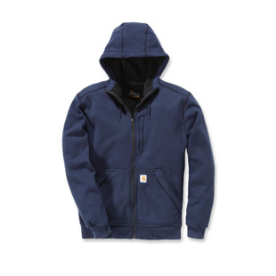 SWEAT A CAPUCHE WIND FIGHTER FULL ZIP HOODED NVY-NAVY