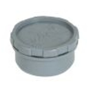 TAMPON DE VISITE PVC AVEC BOUCHON MALE-FEMELLE