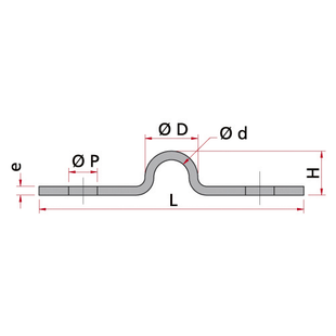 RAIL ROND A VISSER OU A SCELLER