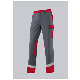 PANTALON MULTINORMES APC2 GRIS FONCE/ROUGE