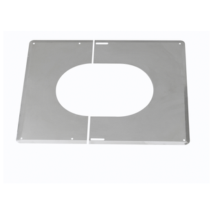 PLAQUE DE FINITION 0° A 30° INOX