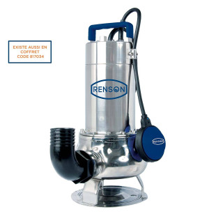 POMPE DE RELEVAGE 230V 0,75KW INOX