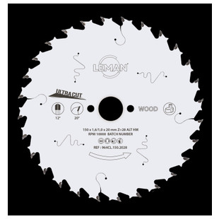 LAME CIRCULAIRE FINE BOIS MASSIF LSC.964CL.W