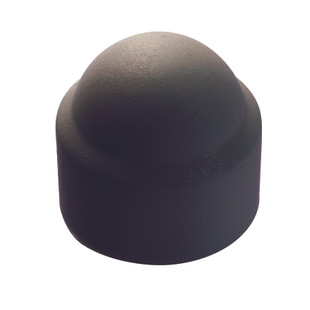 CACHE ECROU HEXAGONAL NOIR POLYETHYLENE