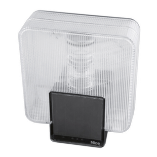 LAMPE CLIGNOTANTE SANS FILS, A LED, AVEC PANNEAU PHOTOVOLTAIQUE INTEGRE LLW