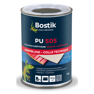 COLLE POLYURETHANE BI-COMPOSANT PU 505 1KG