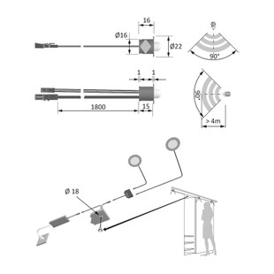 DETECTEUR DE MOUVEMENT 12V