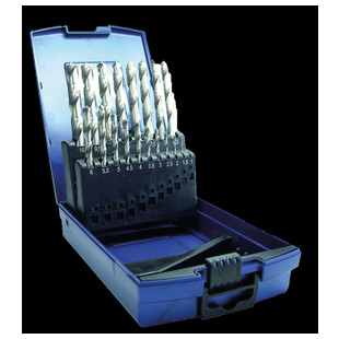 FORET QUEUE CYLINDRIQUE HSS TAILLE MEULE SERIE COURTE "860" (COFFRET DE 19)