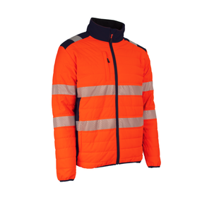 VESTE FLAKE HAUTE VISIBILITE ORANGE MARINE