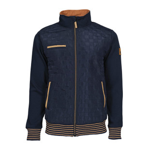 GILET DE TRAVAIL ANDREU MARINE/CAMEL