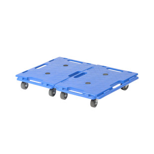 PLATEAU ROULANT POLYPROPYLENE EMBOITABLE (LOT DE 2)