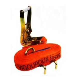 SANGLE D'ARRIMAGE 5000KG/12M CROCHETS BORD DE RIVE