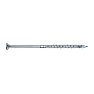 VIS CHARPENTE TETE FRAISEE ZINGUEE BLANC TORX 8