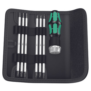 TOURNEVIS CLIQUET  PORTE-EMBOUT KOMPAKT KRAFTFORM VARIO RA SB (JEU DE 7)