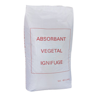 ABSORBANT VEGETAL IGNIFUGE (SAC DE 40L)