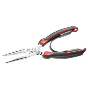 PINCE 1/2 RONDE BECS LONGS DROITS L.200MM