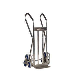 DIABLE ALUMINIUM ESCALIER A PELLE FIXE 150 KG