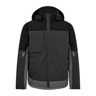 BLOUSON D'HIVER ENTIRE GRIS ANTHRACITE/NOIR