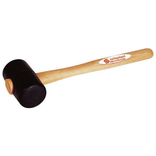 MAILLET CAOUTCHOUC NOIR FORME TONNEAU DIAM 70 MM