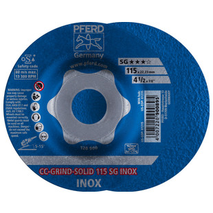 DISQUE ABRASIF CC-GRIND-SOLID SG-INOX