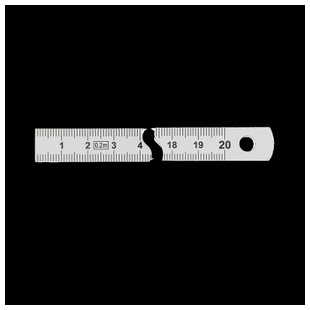 RÉGLET INOX FLEXIBLE 200MM