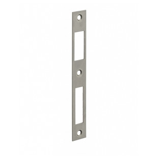 GACHE PLATE INOX COFFRE REDUIT MENUISERIE METAL 160X22X1,5 MM "PROTECT"