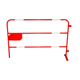 BARRIERE DE CHANTIER AVEC PLAQUE D25 MM