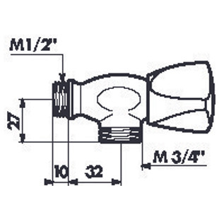 ROBINET DE MACHINE A LAVER M M