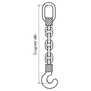 CABLE DE TRACTION 15,4MM 10M